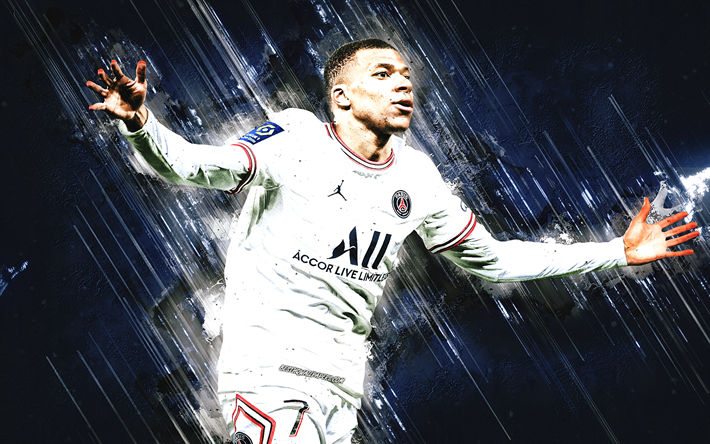 Download wallpapers Kylian Mbappe, PSG, French football player, Paris ...