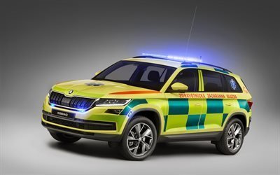 Skoda Kodiaq, 2017, Ambulance, Special cars, Skoda