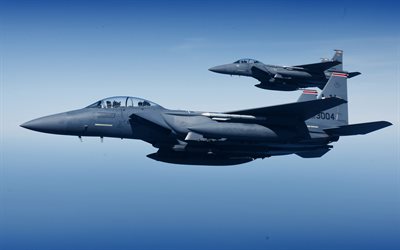 McDonnell Douglas F-15E Strike Eagle, cacciabombardo americano, United States Air Force, F-15, aereo militare americano, Stati Uniti