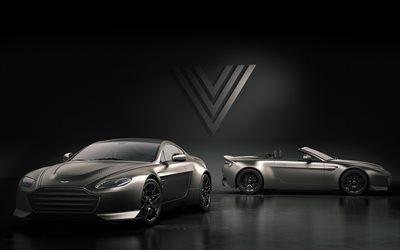 Aston Martin V12 Vantage V600, 2018, sports coupe, cabriolet, photoshoot, sports car concepts, exterior, British sports cars, Aston Martin