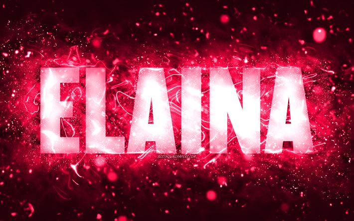 ダウンロード画像 お誕生日おめでとうelaina 4k ピンクのネオンライト エライナの名前 Creative クリエイティブ エライナお誕生日おめでとう エライナの誕生日 人気のアメリカ人女性の名前 エライナの名前の写真 エライナ フリー のピクチャを無料デスクトップ