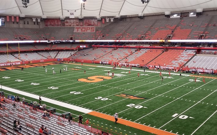 Carrier Dome, Syracuse Orange stadium, Syracuse University, NCAA, Syracuse Orange, amerikkalainen jalkapallo, jalkapallo-stadion, Syracuse, New York, USA