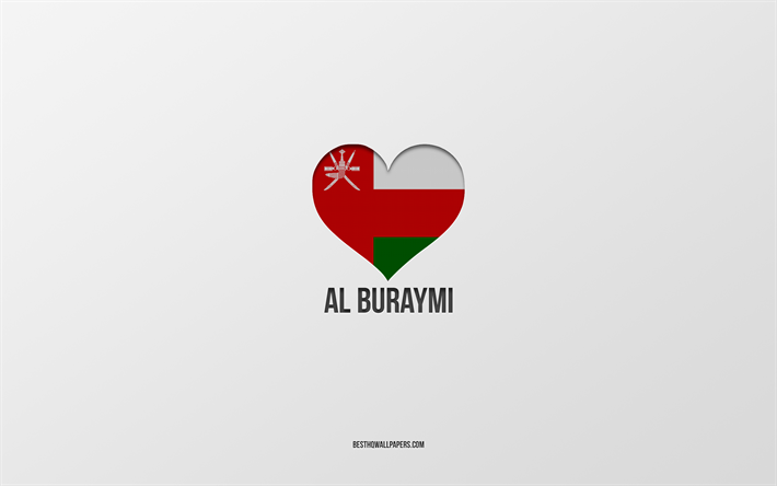 al buraimi yi seviyorum, umman şehirleri, al buraymi g&#252;n&#252;, gri arka plan, al buraymi, umman, umman bayraklı kalp, favori şehirler, love al buraymi