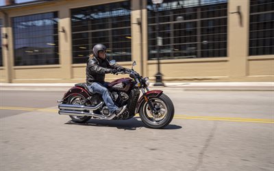 2022, Indian Scout, 4k, front view, exterior, new Indian Scout, american motorcycles, Indian