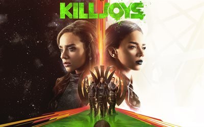 Killjoys, Season 3, 2017, Hannah John-Kamen, Luke Macfarlane, Aaron Ashmore, Syfy, Poster, promo