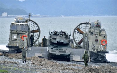 Japonya, sahil Japon piyade savaş aracı, 89 T&#252;r, iniş, ordu