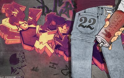 Ichigo Kurosaki, manga, graffiti, Bleach