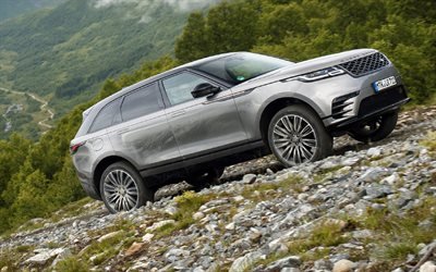 offroad, Range Rover Velar, Bilar 2018, Stadsjeepar, Land Rover, Range Rover