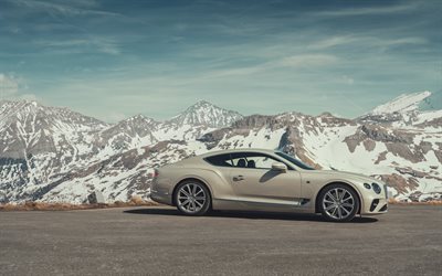 4k, Bentley Continental GT, vista laterale, 2018 auto, su strada, la nuova Continental GT, Bentley