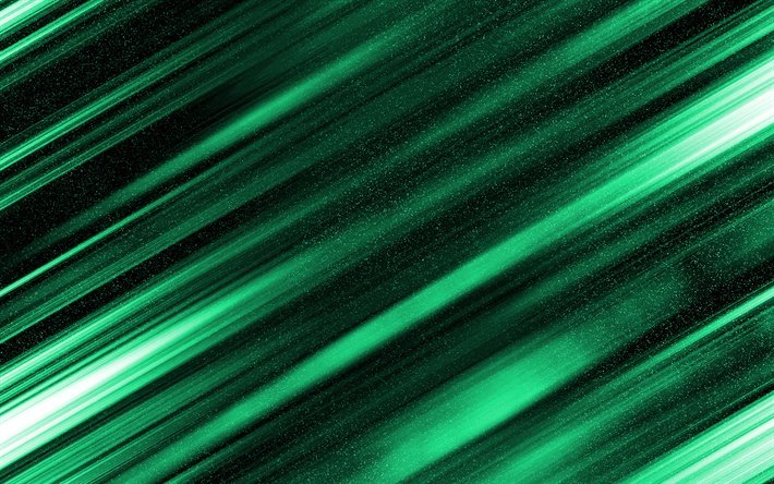 green abstract background, green lines background, creative backgrounds, green neon background