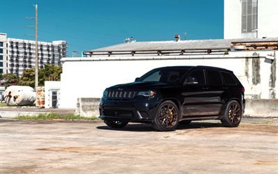 Jeep Grand Cherokee Trackhawk, optimizaci&#243;n de 2019 coches, Vossen Wheels, HF-3, SUVs, 2019 Jeep Grand Cherokee, coches americanos, Jeep