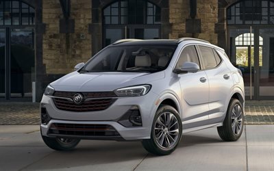 Buick Encore GX, 4k, rue, 2019 voitures, v&#233;hicules multisegments, 2019 Buick Encore, des voitures am&#233;ricaines, Buick