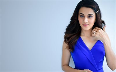 Taapsee Pannu, indian actress, photoshoot, blue dress, indian fashion model
