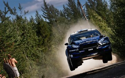 Ford Fiesta, Rally, WRC, gravel track