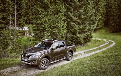 Renault Alaskan, 2017, SUV, new cars, forest, Renault