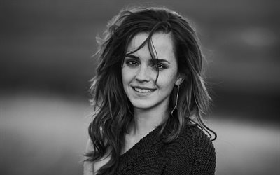 Emma Watson, British actress, portrait, face, photoshoot, beautiful woman, British star