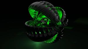 3D HD Green Jewel 3d hd wallpaper