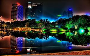 3D HD Urban And Rural Scape Transition 3d hd wallpaper