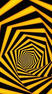 3d Iphone Black And Yellow Spiral 3d iphone wallpaper