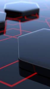 3d Iphone Black Canvas Red Lines 3d iphone wallpaper