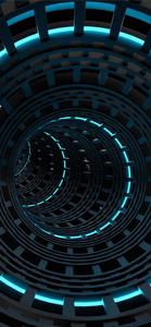 3d Iphone Black Tunnel 3d iphone wallpaper