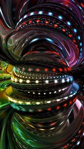 3d Iphone Psychedelic Sphere 3d iphone wallpaper