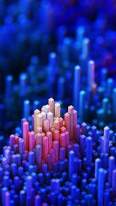 3d Iphone Rectangle Pillars 3d iphone wallpaper