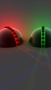 3d Iphone Red And Green Spheres 3d iphone wallpaper