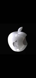 3d Iphone White Apple Logo 3d iphone wallpaper