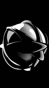 3d Iphone White Sphere 3d iphone wallpaper