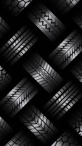 3D Phone Black Tires Patterns 3d phone wallpaper
