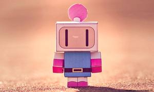 3D Robot Cute Laptop cute laptop wallpaper