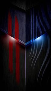 4K Android Blue Red Abstract 4k android wallpaper