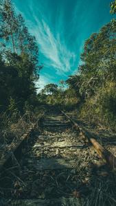 4K Android Old Train Rail 4k android wallpaper