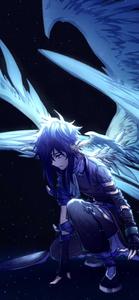 4K Anime IPhone Grunge Angel Boy 4k anime iphone wallpaper