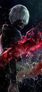 4K Anime IPhone Tokyo Ghoul Red Hand 4k anime iphone wallpaper