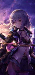 4K Anime IPhone Warrior Girl 4k anime iphone wallpaper