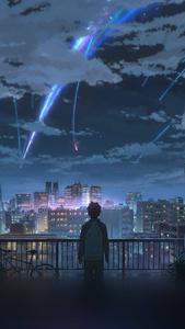 4K Anime IPhone Your Name Comet 4k anime iphone wallpaper