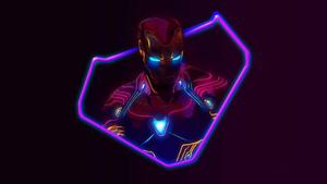 4k Avengers Iron Man Neon 4k avengers wallpaper