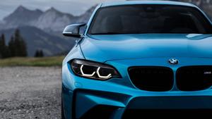 4K BMW Blue Half 4k bmw wallpaper