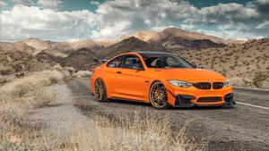 4K BMW M4 GTS Orange 4k bmw wallpaper