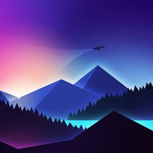 4k Ipad Plane And Mountains 4k ipad wallpaper