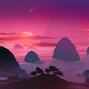 4k Ipad Purple Digital Art 4k ipad wallpaper