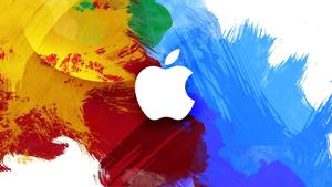 4K Laptop Apple Colorful Brush Strokes 4k laptop wallpaper