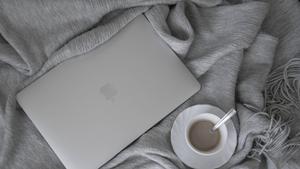 4K Laptop Laptop On Duvet 4k laptop wallpaper