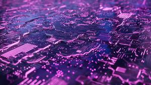 4K Laptop Purple Circuits 4k laptop wallpaper