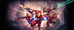 4k Marvel Heroes Flying 4k marvel wallpaper