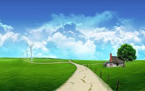 4k Nature Windmills 4k nature wallpaper