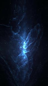 4K Phone Background Blue Stars In Space 4k phone wallpaper