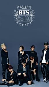 4K Phone Background BTS In Black 4k phone wallpaper